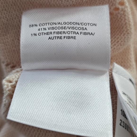 Anne Klein. Women's Open Front Cardigan. Light Pale Pink. Size 2X. NWT. - Picture 8 of 9